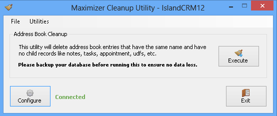 MaxCleanup Address Book Cleanup